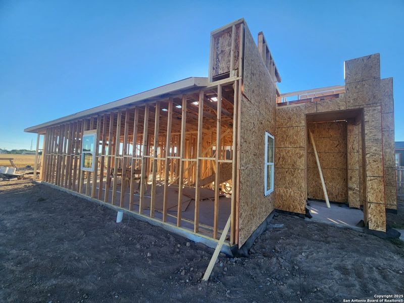In-progress construction of a new home in , Laredo, TX (Image 6).