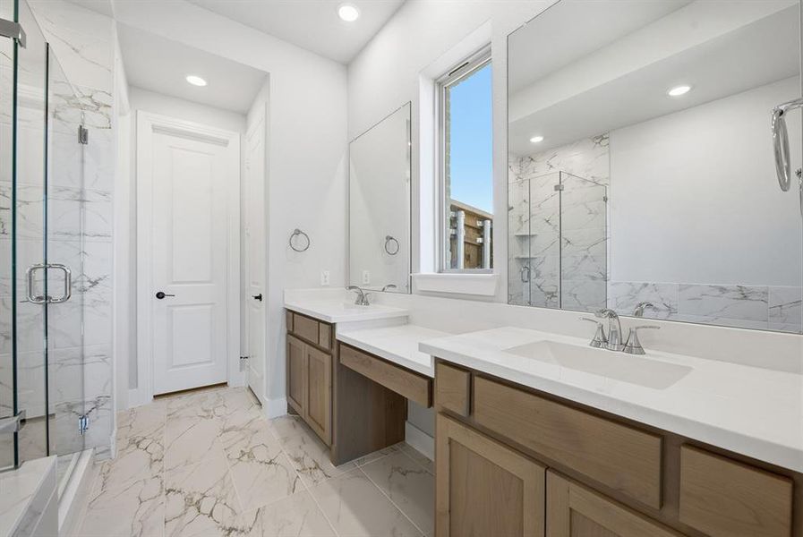 Furnished interior view inside a new home in Wildridge, Oak Point (Image 9).