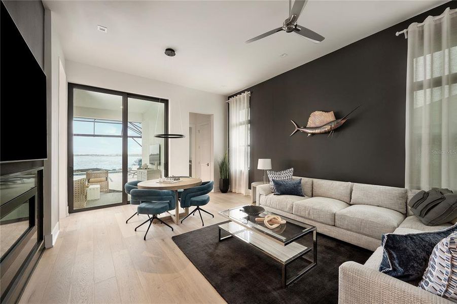 Furnished interior view inside a new home in , Ocala (Image 8).