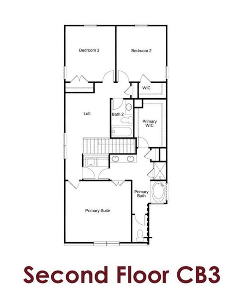 2D floor plan layout of this home in Millstone at Mundy Mill, Gainesville, GA (Image 5). 2D floor plan layout of this home in Millstone at Mundy Mill, Gainesville, GA (Image 5).