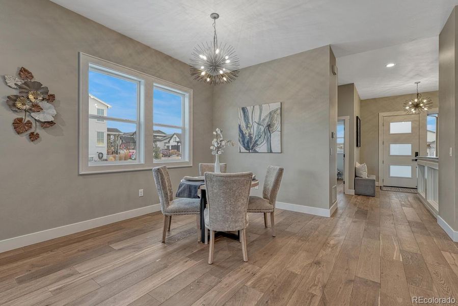 Furnished interior view inside a new home in , Colorado Springs (Image 6).