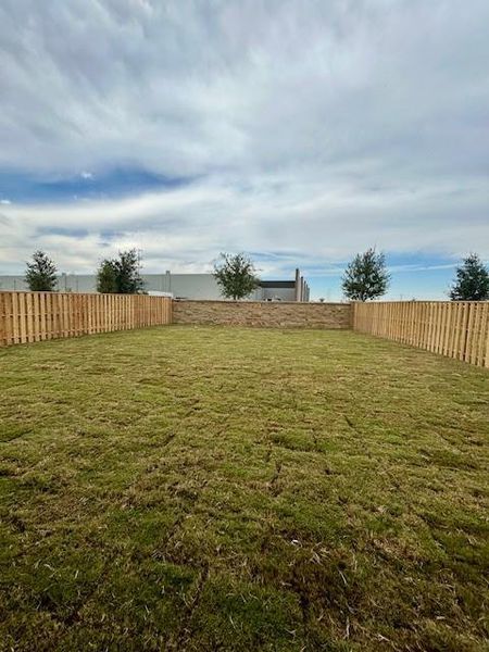 Private Backyard of Home