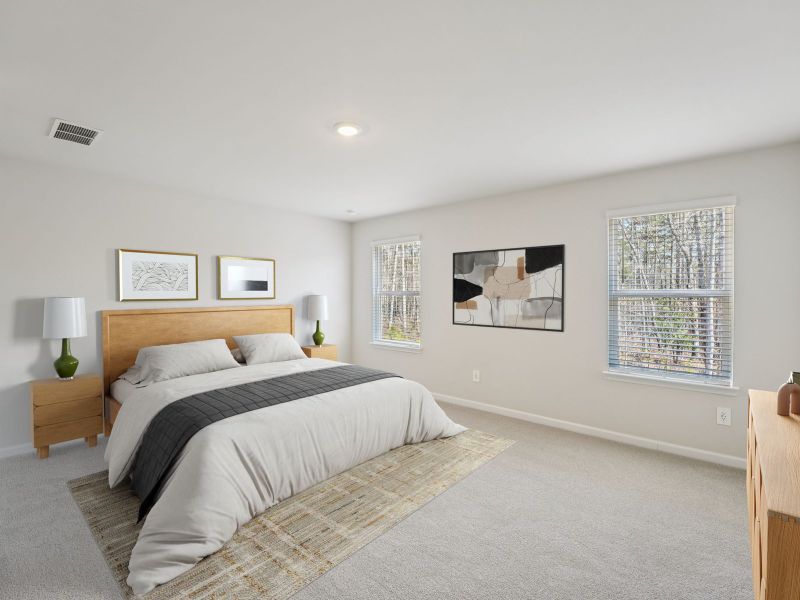 Furnished interior view inside a new home in Ivey Township, Dallas (Image 8).
