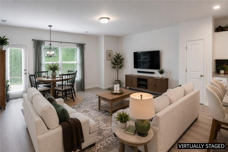 Furnished interior view inside a new home in Ellison Square, Sugar Hill (Image 19). Furnished interior view inside a new home in Ellison Square, Sugar Hill (Image 19).