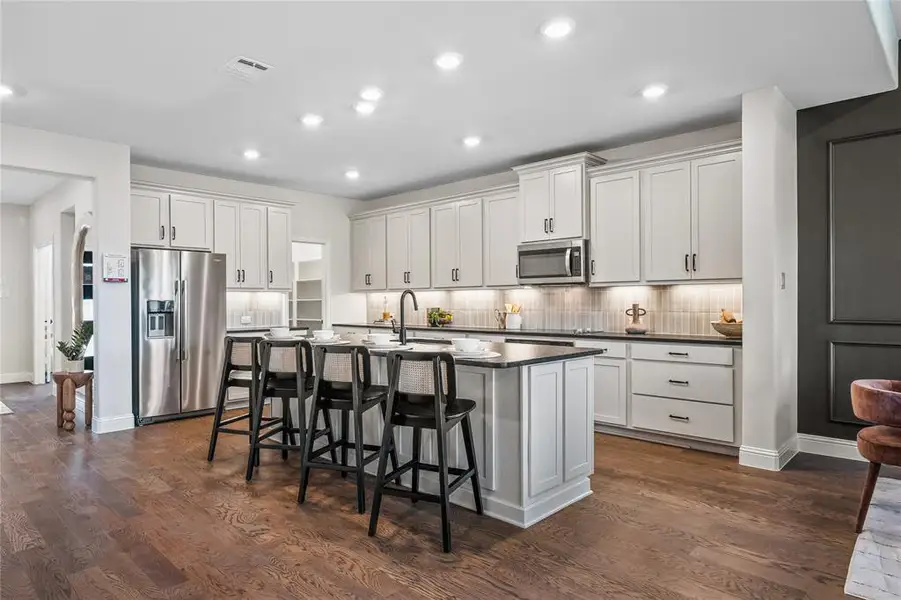 Beazer Homes Stark Farms Cascade Floorplan. This is not a photo of the actual home, but is a photo of the Cascade floorplan.