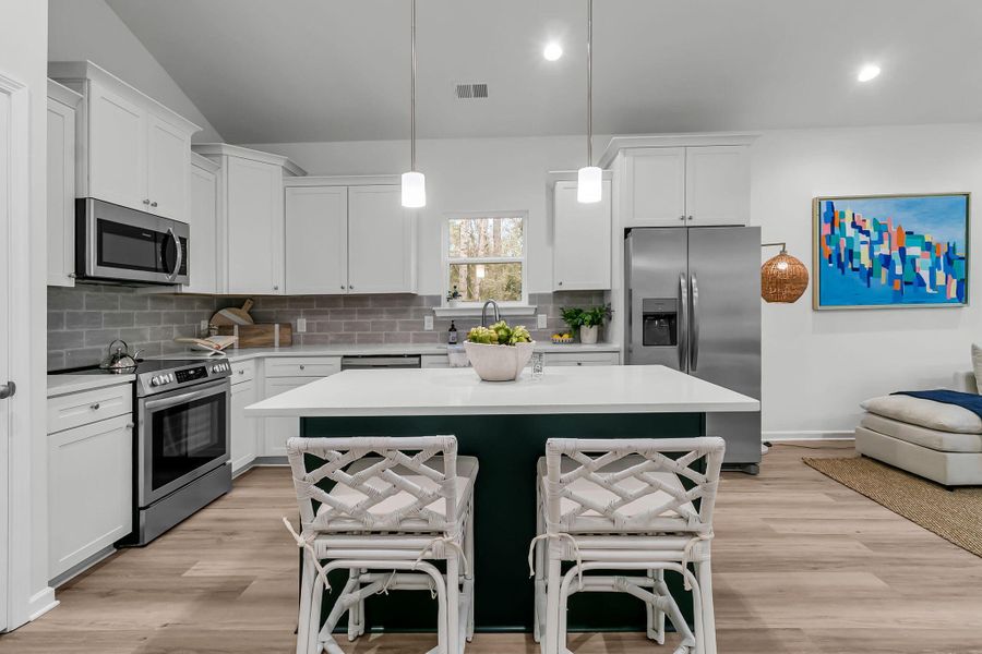 Furnished interior view inside a new home in , Summerville (Image 12).