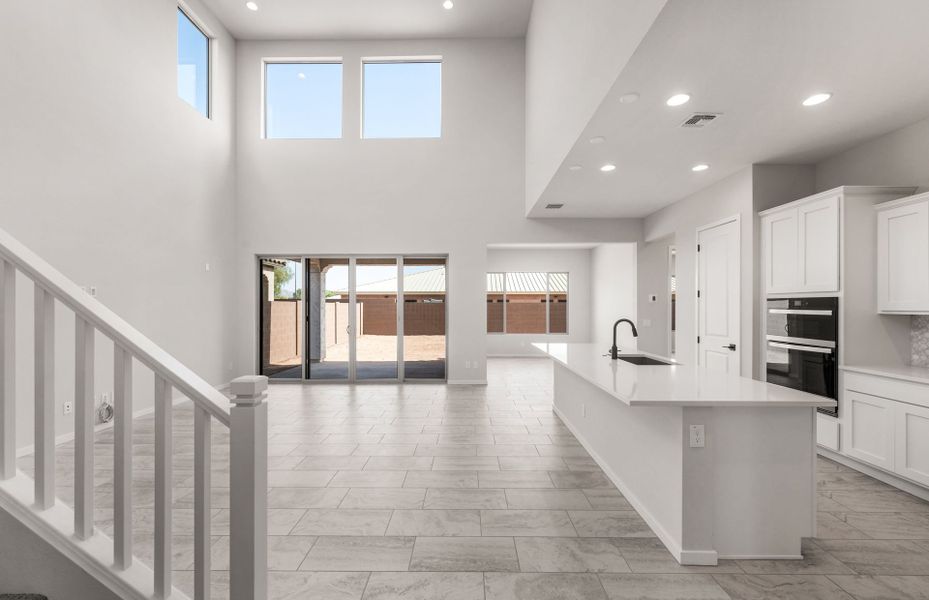 Furnished interior view inside a new home in Legado West, Queen Creek (Image 4).