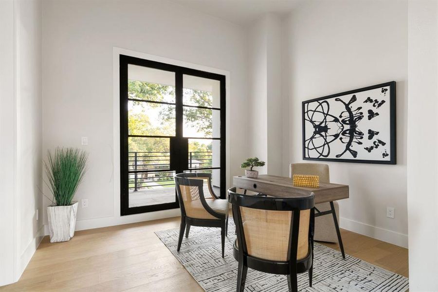 Furnished interior view inside a new home in , Dallas (Image 5). Furnished interior view inside a new home in , Dallas (Image 5).