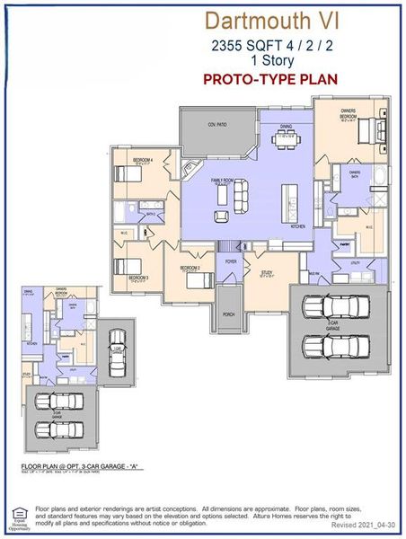 Datmouth VI Floor Plan - Representative