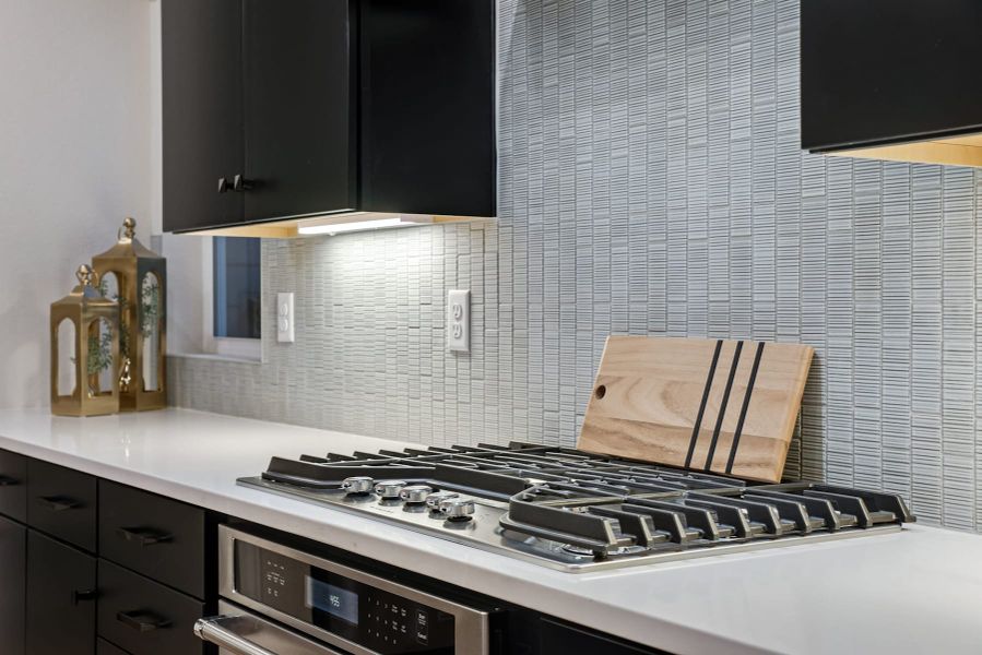 Close-up of interior finishes inside a home in Reunion, Commerce City (Image 23).