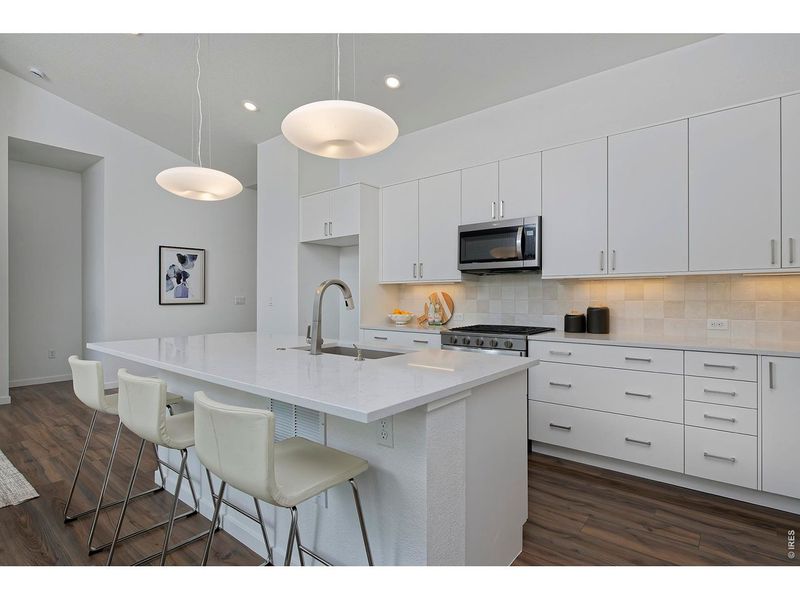 Furnished interior view inside a new home in West Grange, Longmont (Image 17).