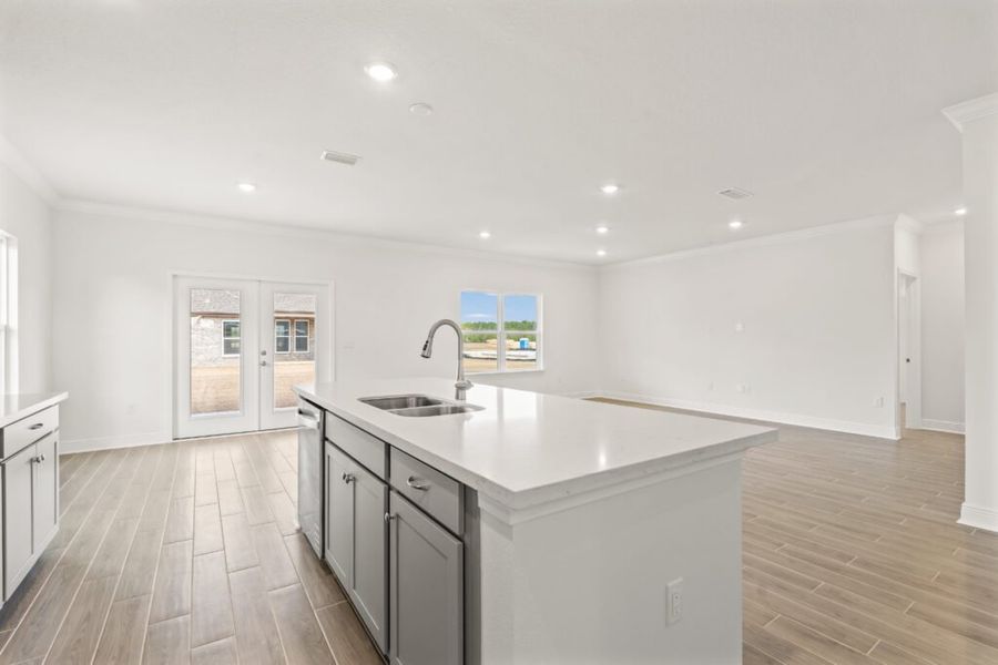 Furnished interior view inside a new home in Natureview, Freeport (Image 8).