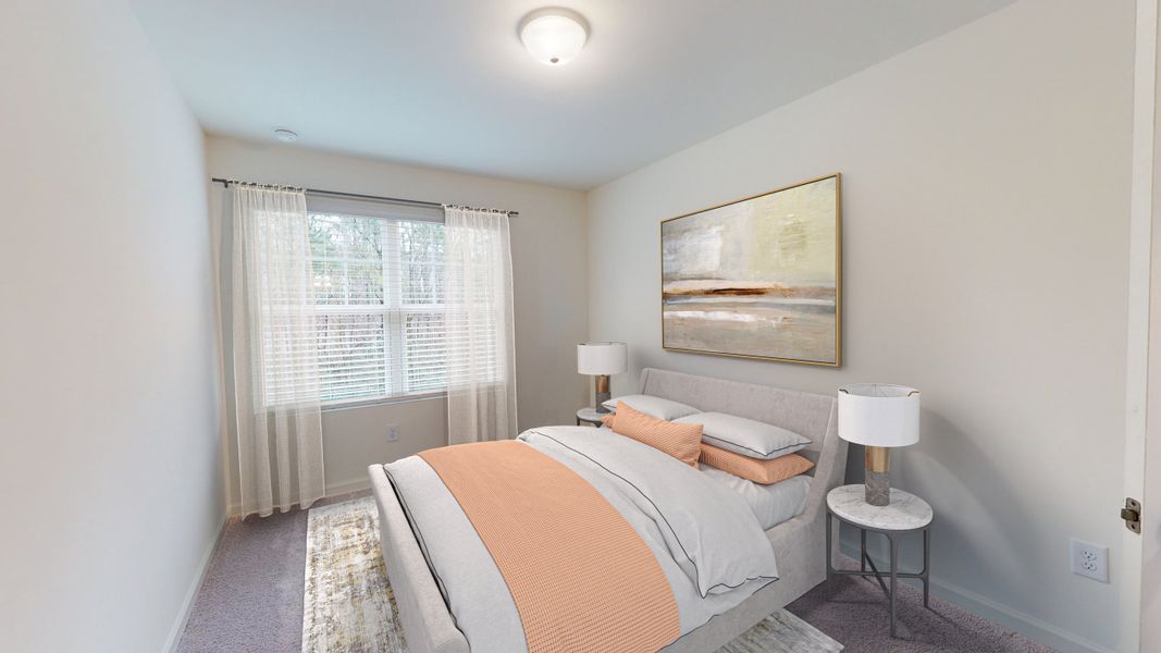 Representative furnished interior of a home built from the Pulsar by Starlight Homes in Glenn Crossing, Durham (Image 8).