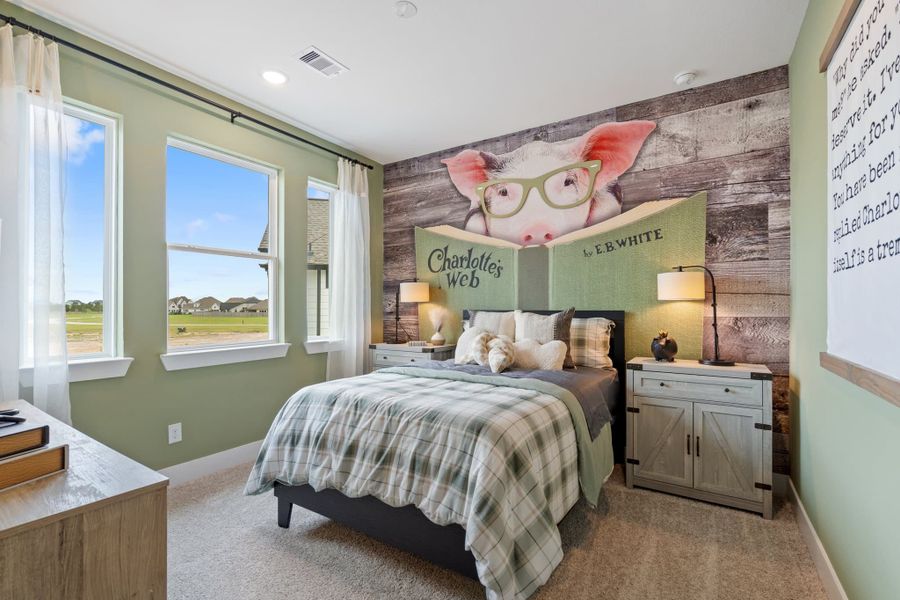 Furnished interior view inside a new home in Bridgeland, Cypress (Image 13).