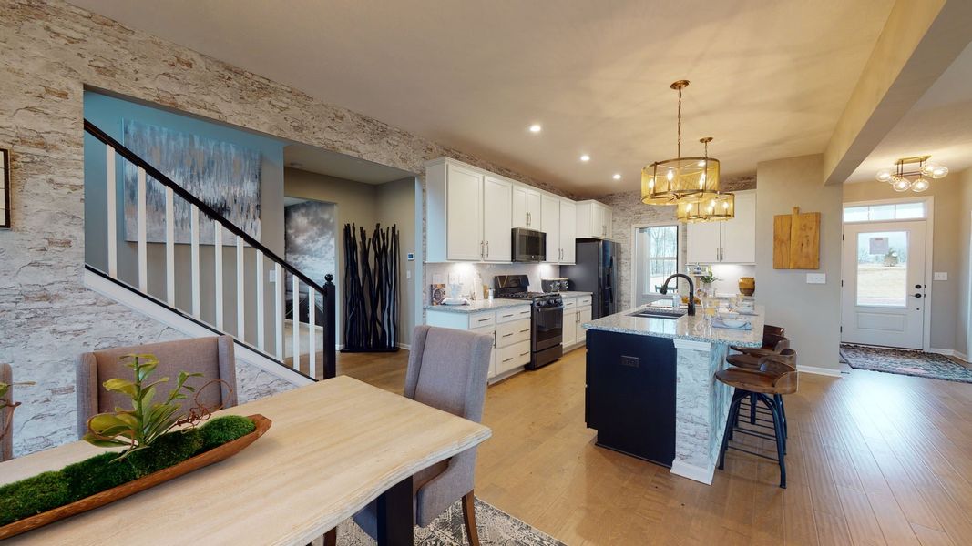 Furnished interior view inside a new home in Bridle Run, Louisville (Image 11). Furnished interior view inside a new home in Bridle Run, Louisville (Image 11).