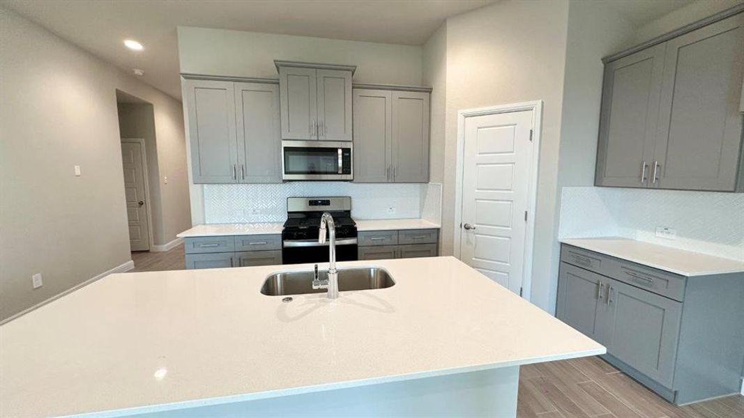Furnished interior view inside a new home in Rock Creek Ranch, Fort Worth (Image 7).