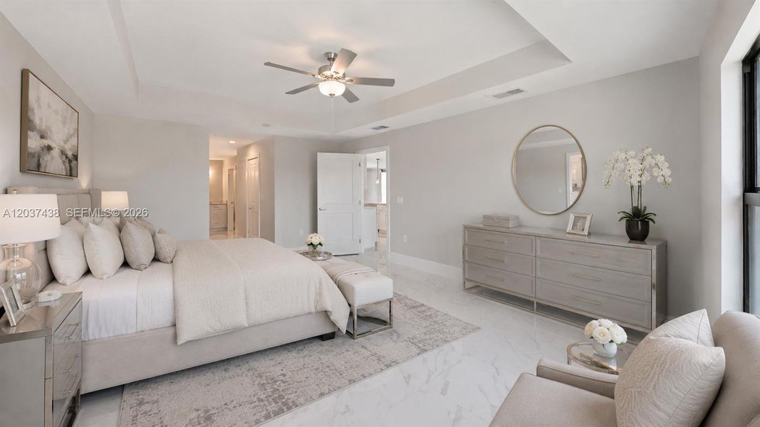 Furnished interior view inside a new home in , Lehigh Acres (Image 9).