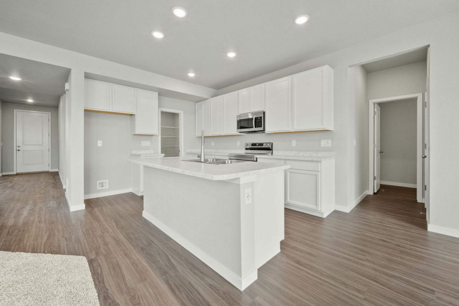 Representative furnished interior of a home built from the Balsam by View Homes in Aspen Ranch, Fountain (Image 6).