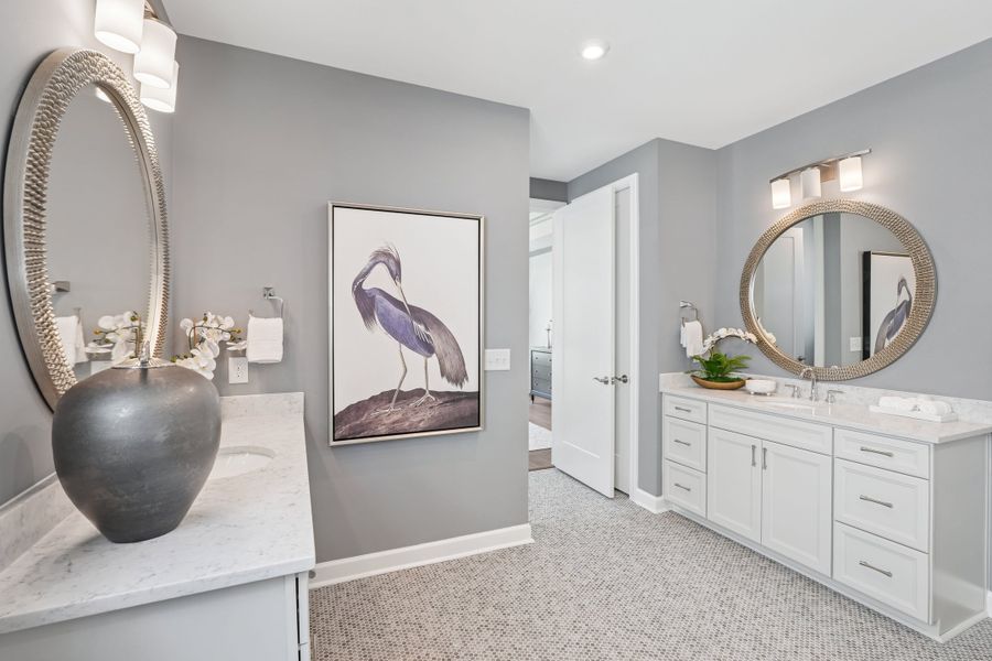 Representative furnished interior of a home built from the Poplar Ridge by Tri Pointe Homes in Altis At Serenity, Fuquay Varina (Image 13).