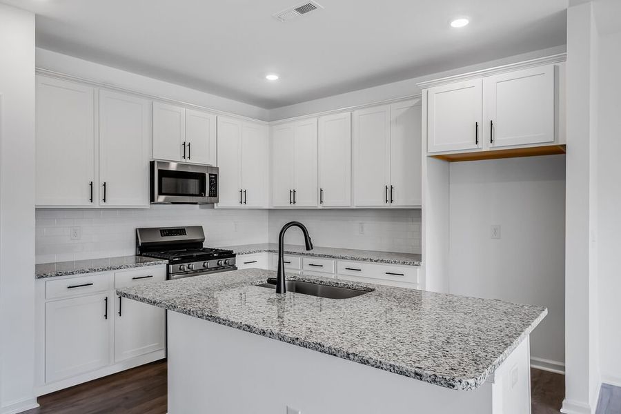 Furnished interior view inside a new home in Magnolia Townes, Wendell (Image 8).