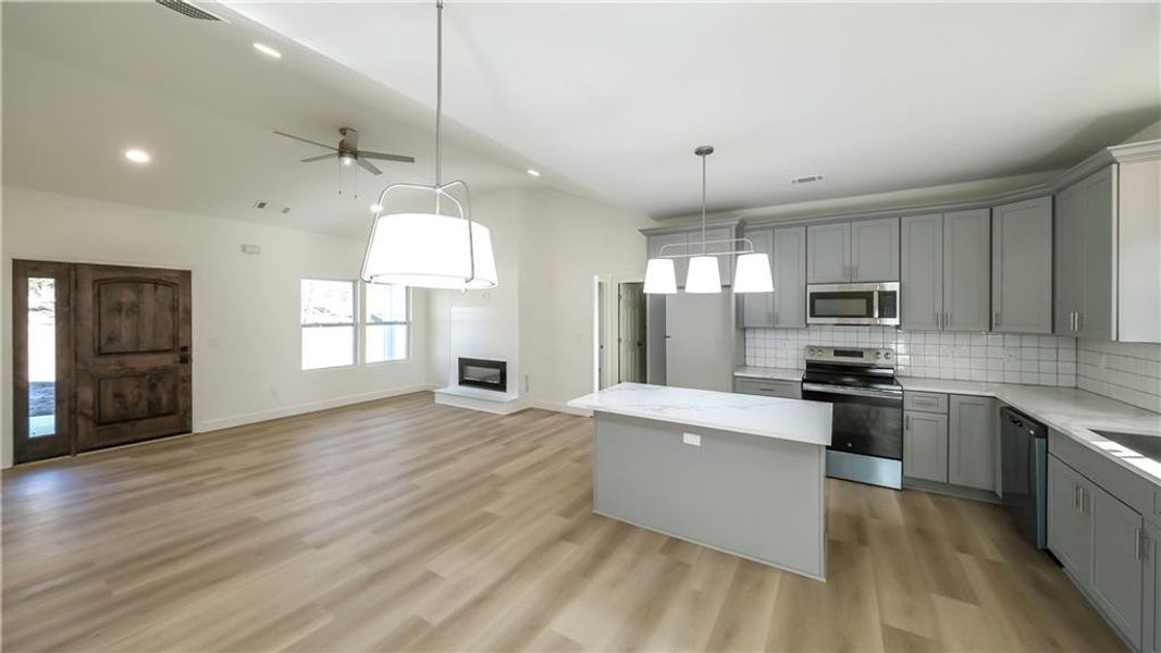 Furnished interior view inside a new home in , Carrollton (Image 8).