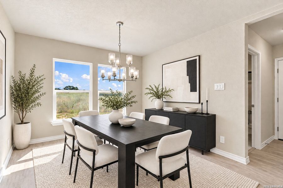 Furnished interior view inside a new home in , Poteet (Image 15).
