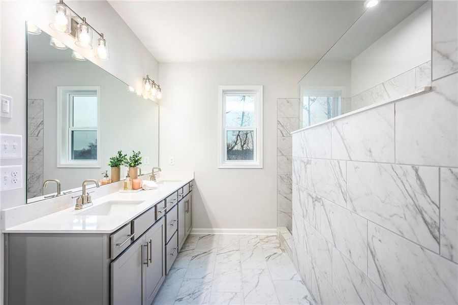 Furnished interior view inside a new home in Towne Village at Suwanee Dam, Sugar Hill (Image 6). Furnished interior view inside a new home in Towne Village at Suwanee Dam, Sugar Hill (Image 6).