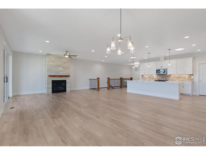 Spacious, unfurnished interior of a new home in Cottages at Kelly Farm, Greeley (Image 23).