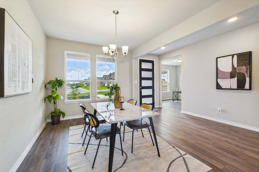 Representative furnished interior of a home built from the The Foster E by Davidson Homes LLC in Potranco Oaks, Castroville (Image 8).