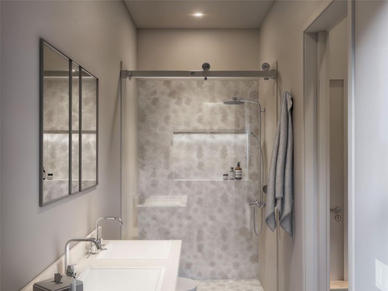 Furnished interior view inside a new home in , Austin (Image 7).