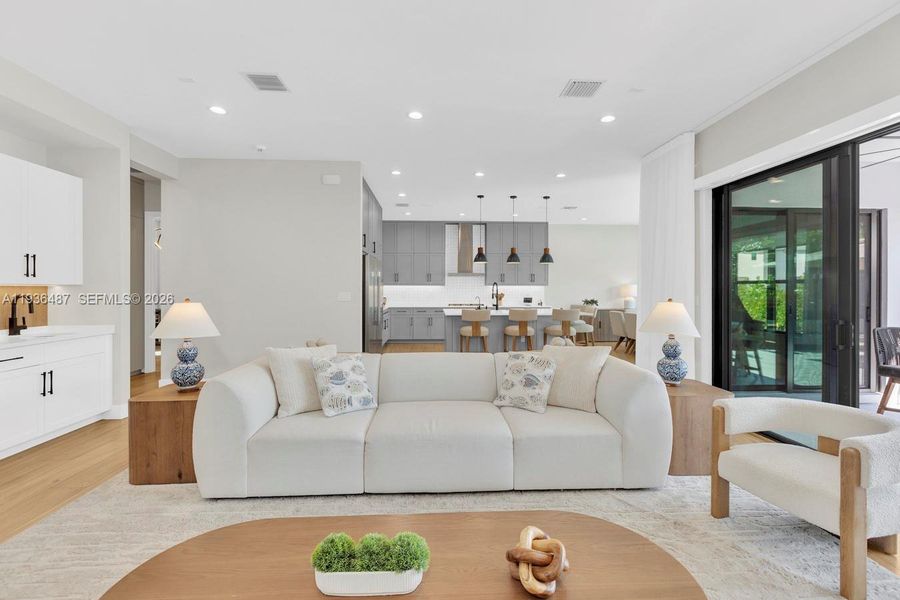 Furnished interior view inside a new home in , Boca Raton (Image 10).