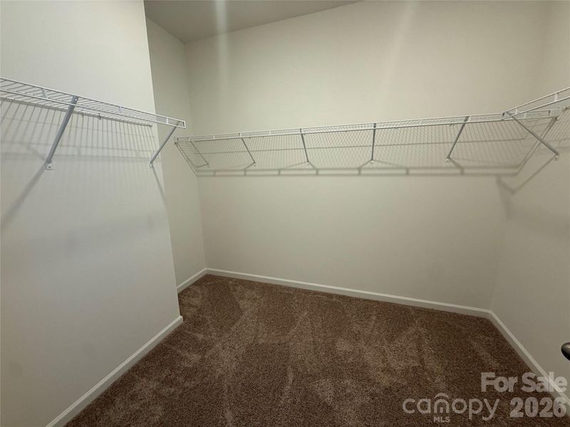 Primary closet Primary closet