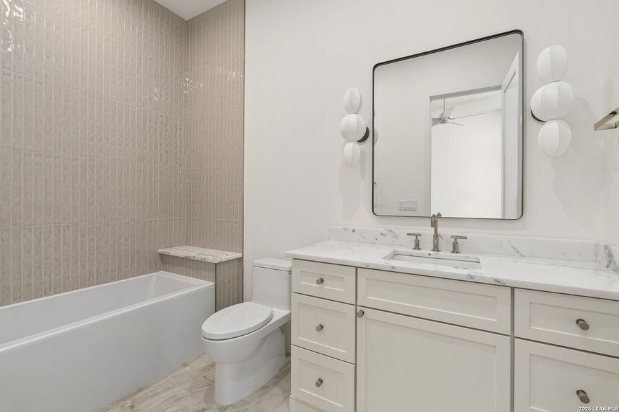 Furnished interior view inside a new home in , Boerne (Image 18).