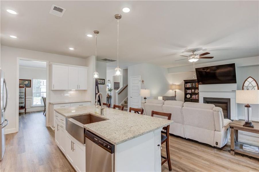 Furnished interior view inside a new home in , Pendergrass (Image 14).