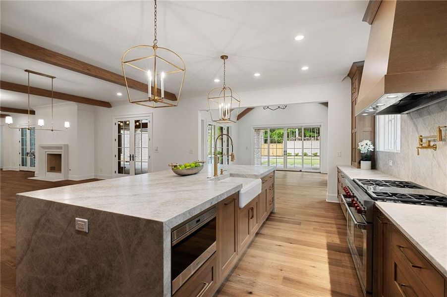 Furnished interior view inside a new home in , Atlanta (Image 17).
