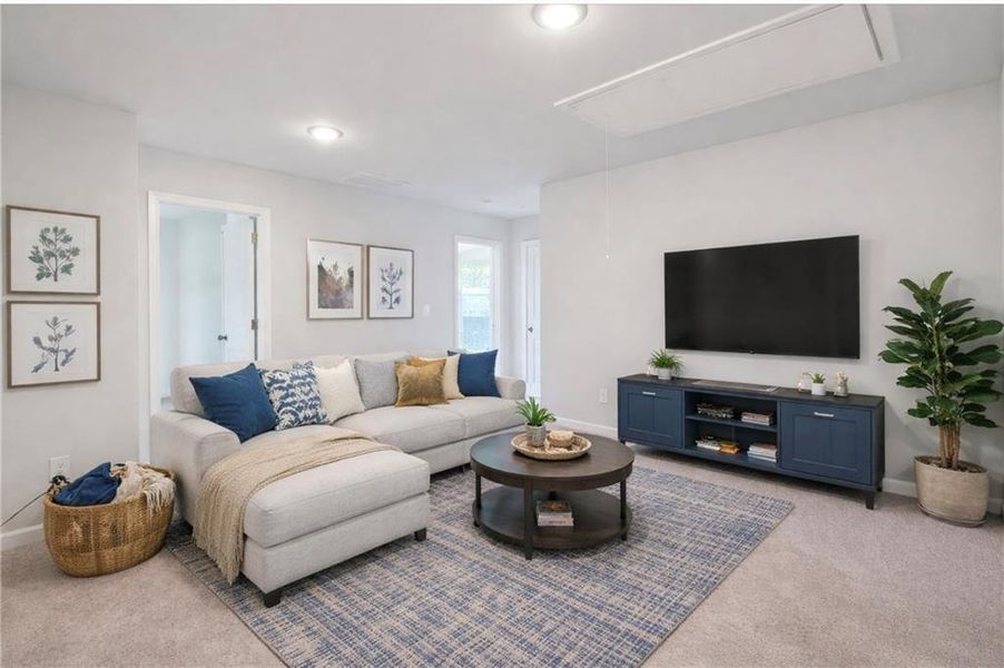 Furnished interior view inside a new home in Neely Farm, Covington (Image 28).