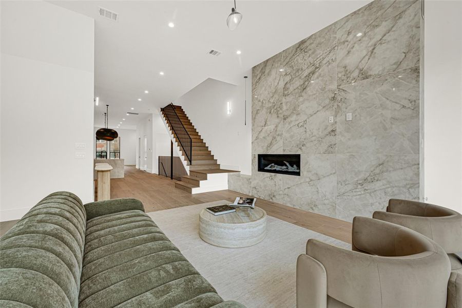 Furnished interior view inside a new home in , Houston (Image 5).