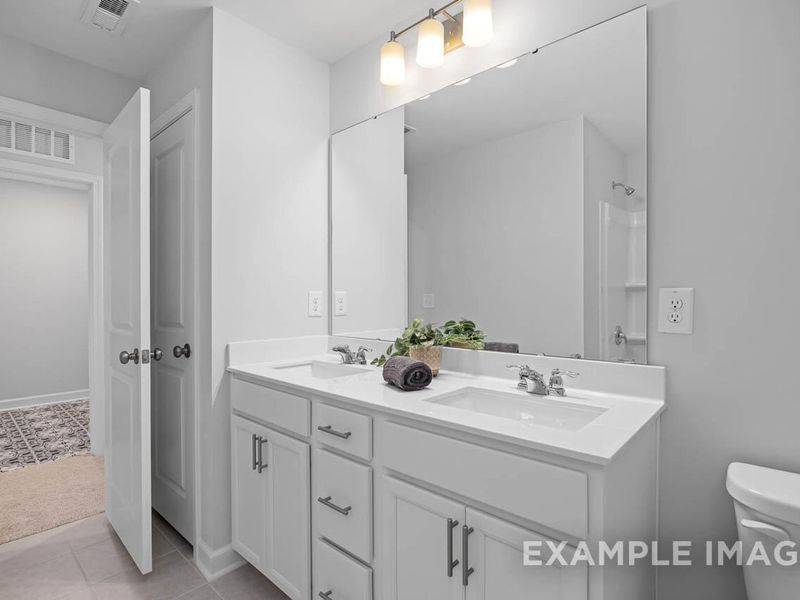 Furnished interior view inside a new home in Gregory Village Townhomes, Lillington (Image 17).