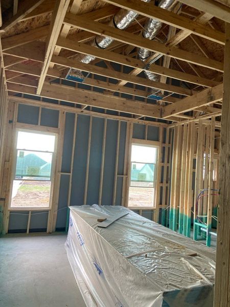 In-progress construction of a new home in Hillview Addition, Decatur, TX (Image 19). In-progress construction of a new home in Hillview Addition, Decatur, TX (Image 19).