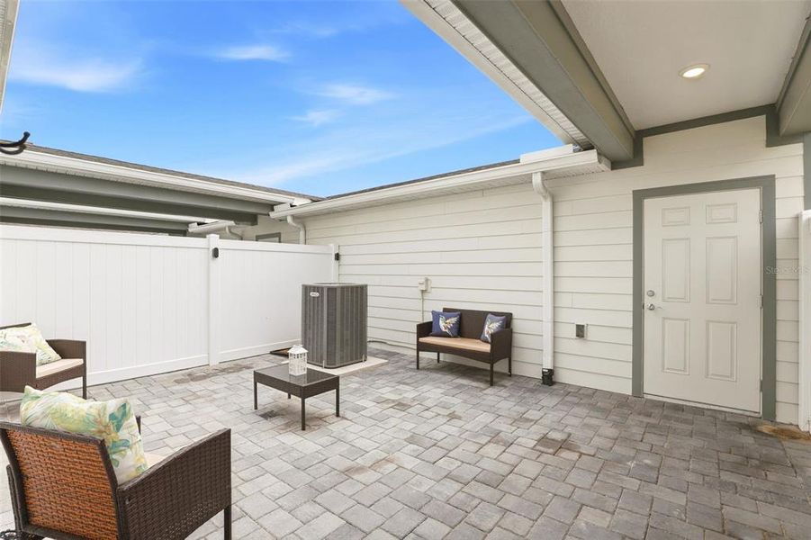 Exterior details and patio area of a home in , Orlando (Image 4). Exterior details and patio area of a home in , Orlando (Image 4).