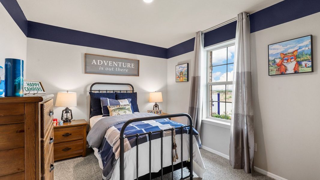 Furnished interior view inside a new home in Bella Vista, Granbury (Image 28).