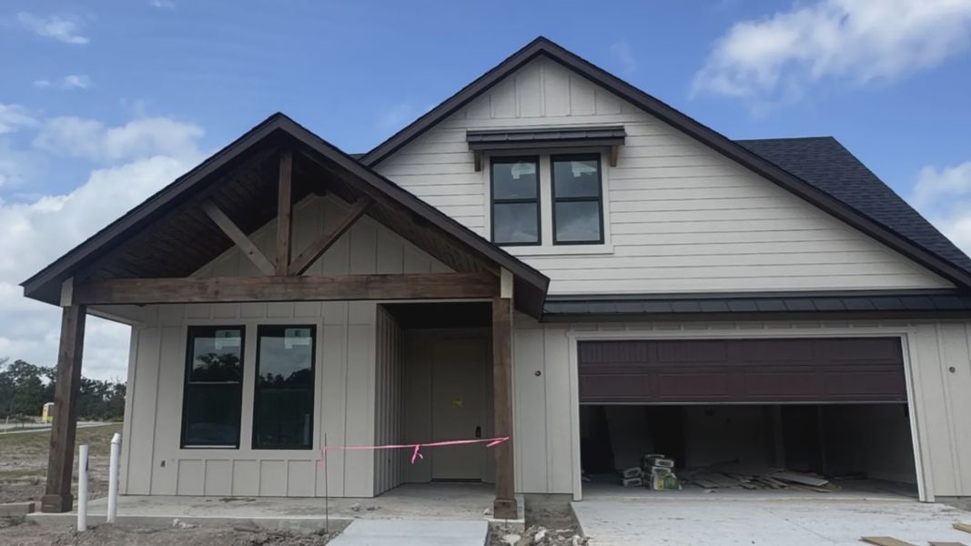 In-progress construction of a new home in Lakeside at Millican Reserve, College Station, TX (Image 27). In-progress construction of a new home in Lakeside at Millican Reserve, College Station, TX (Image 27).