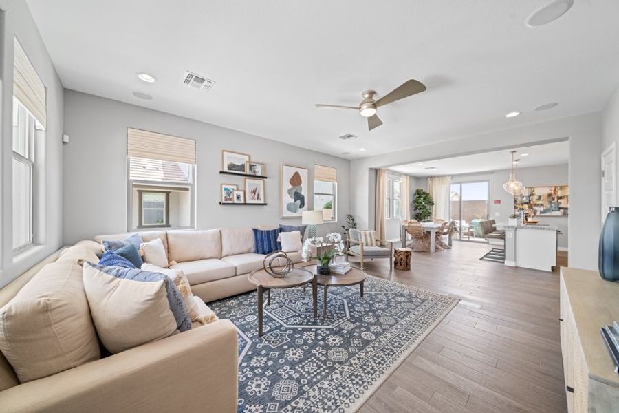 Furnished interior view inside a new home in Rancho Mercado, Surprise (Image 7).