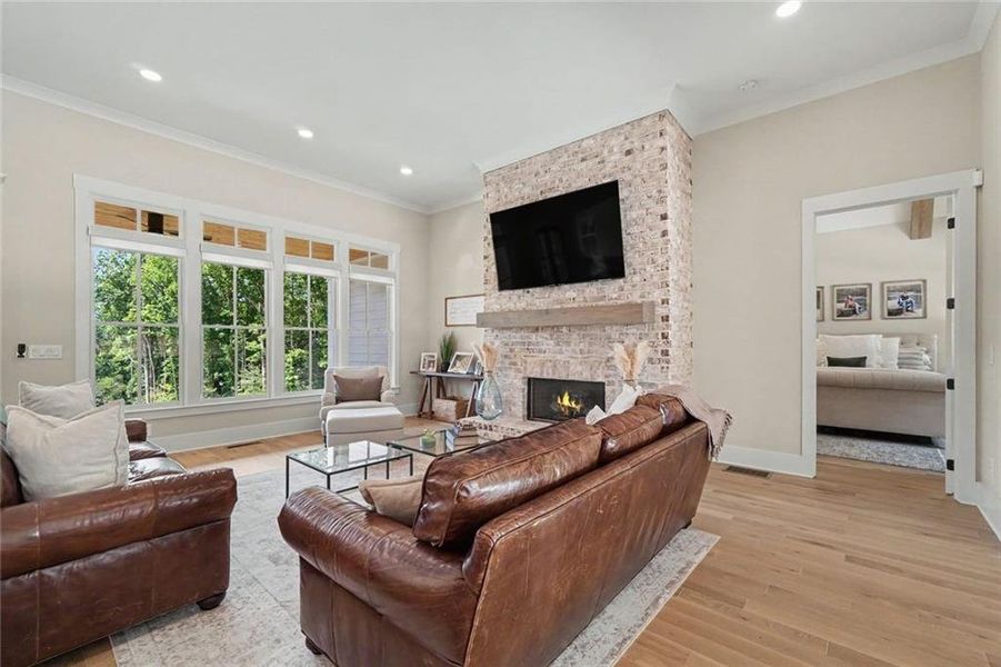 Furnished interior view inside a new home in , Monroe (Image 8). Furnished interior view inside a new home in , Monroe (Image 8).