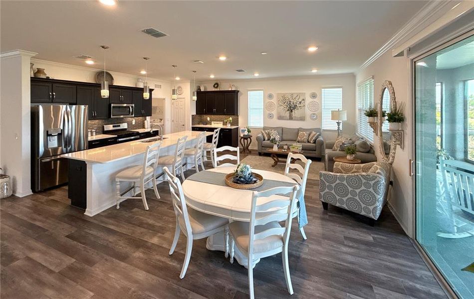 Furnished interior view inside a new home in , Ocala (Image 8).