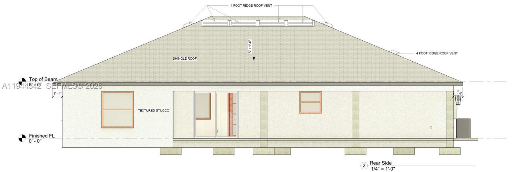 Exterior rendering of this home design in , Lehigh Acres, FL (Image 6).