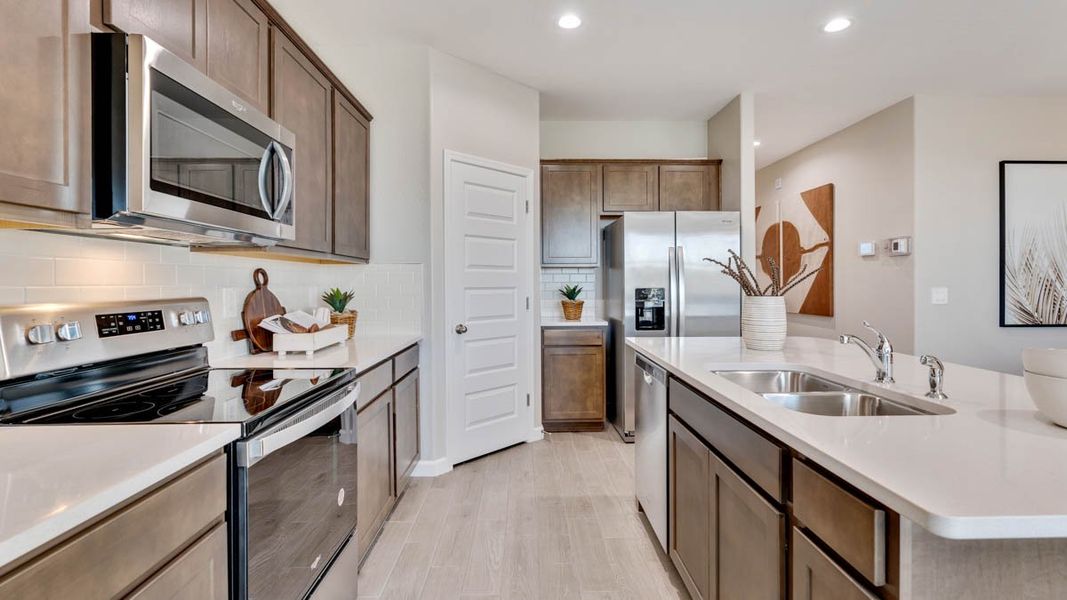 Furnished interior view inside a new home in Desert Moon Estates, Buckeye (Image 6).
