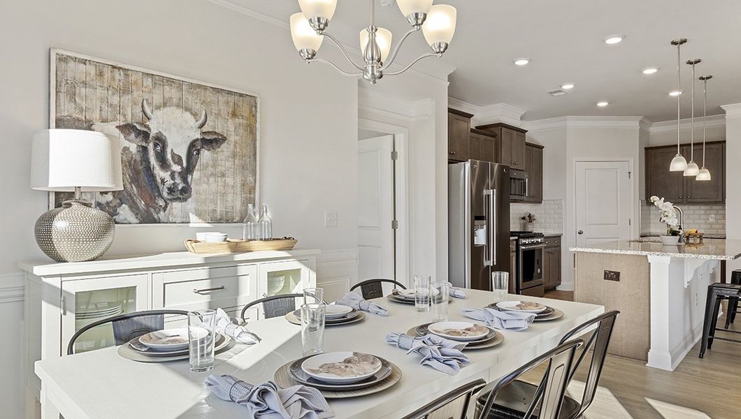 Representative furnished interior of a home built from the ROBINSON by D.R. Horton in Cottonwood Ridge, Piedmont (Image 8).