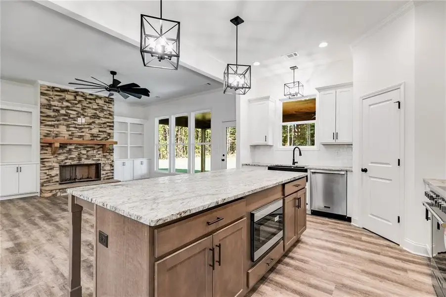 Furnished interior view inside a new home in , Rockmart (Image 4).