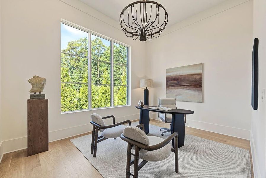 Furnished interior view inside a new home in , Marietta (Image 42). Furnished interior view inside a new home in , Marietta (Image 42).